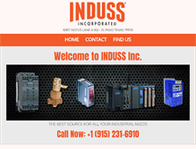 Tablet Screenshot of indussinc.com